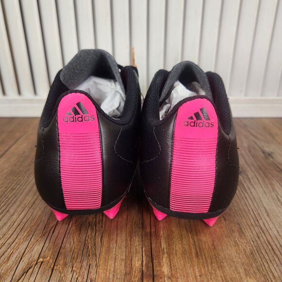 Adidas Goletto VIII FG Junior Size 3 Black Pink Athletic Soccer Cleats GX6907 - Picture 5 of 11